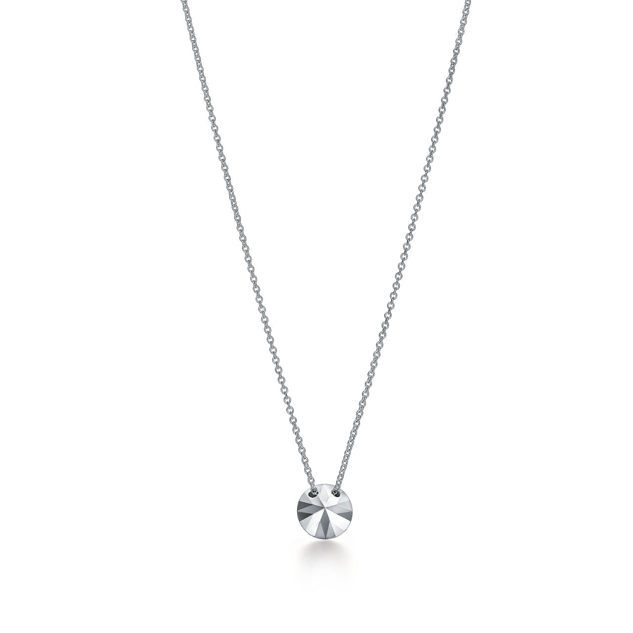Pendentif à facettes 2 carats en argent 925 millièmes