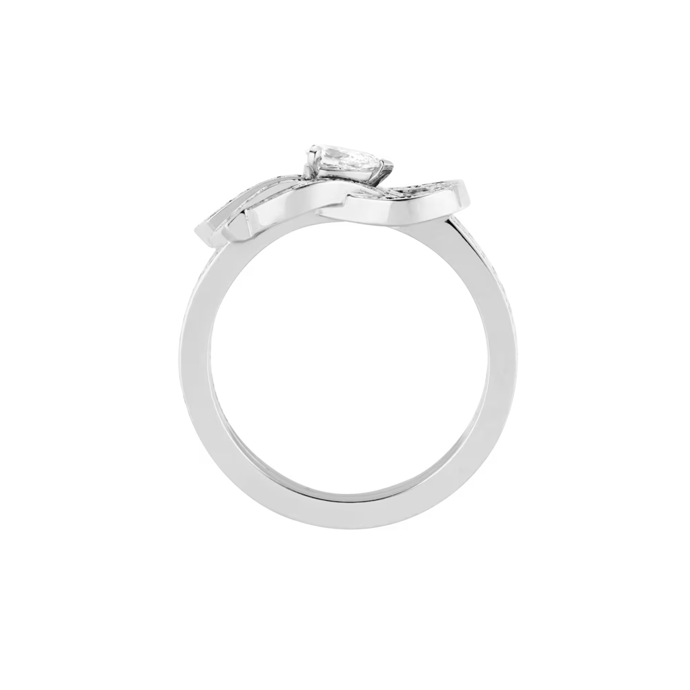 Bague Chance Infinie, moyen modèle, pavée