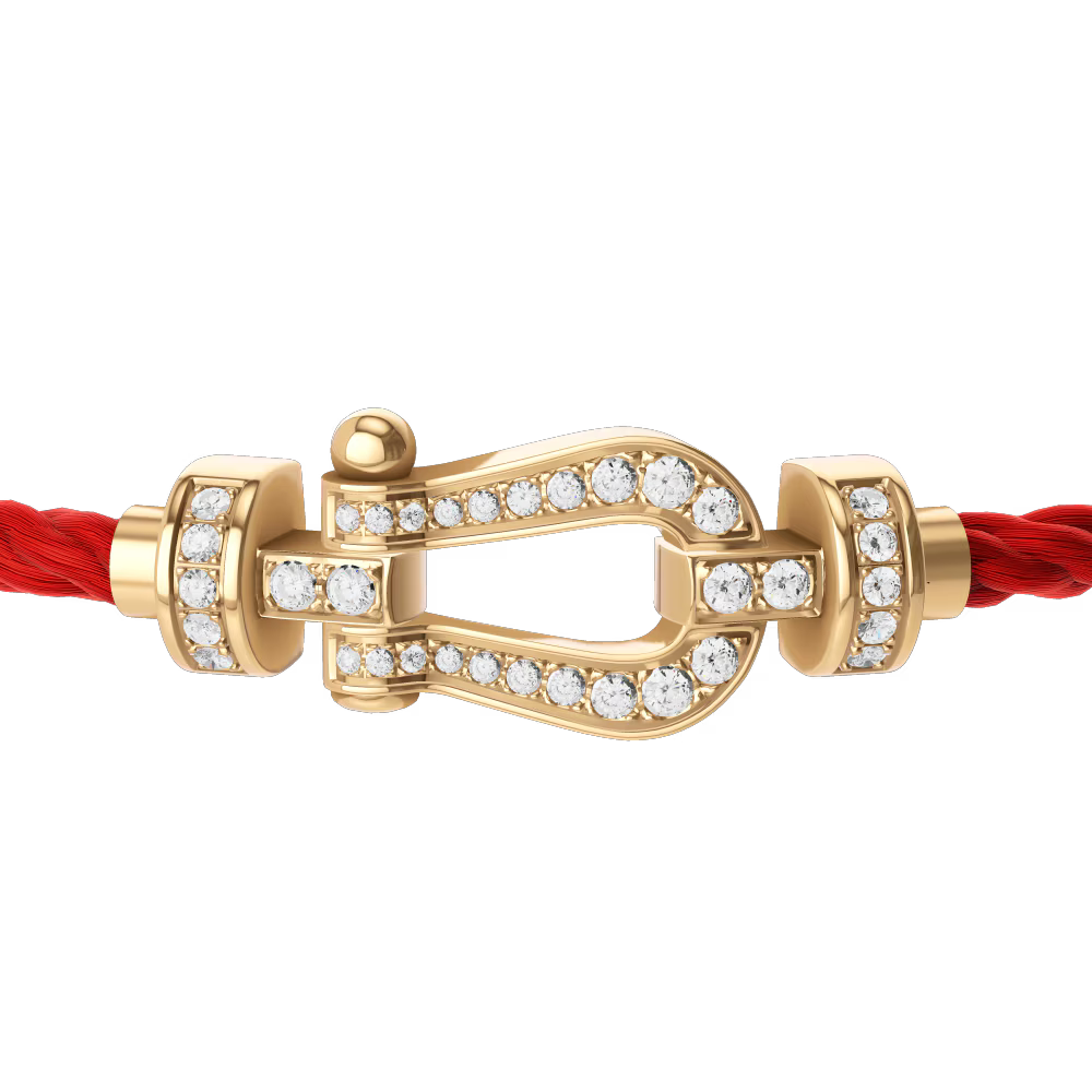 Bracelet Force 10, moyen modèle, pavé