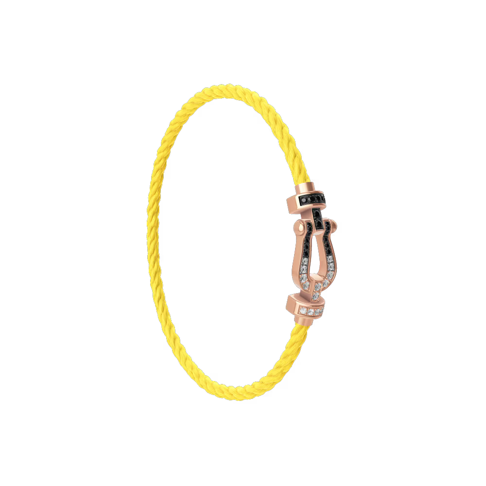 Bracelet Force 10, moyen modèle, pavé