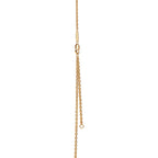 Collier à maillons en or jaune 18 carats et perles d’eau douce