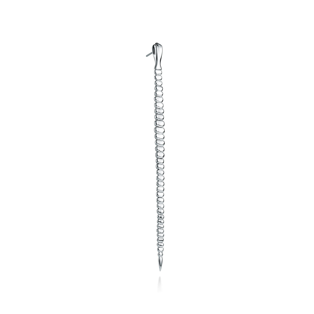 Boucles d’oreilles Snake en argent 925 millièmes