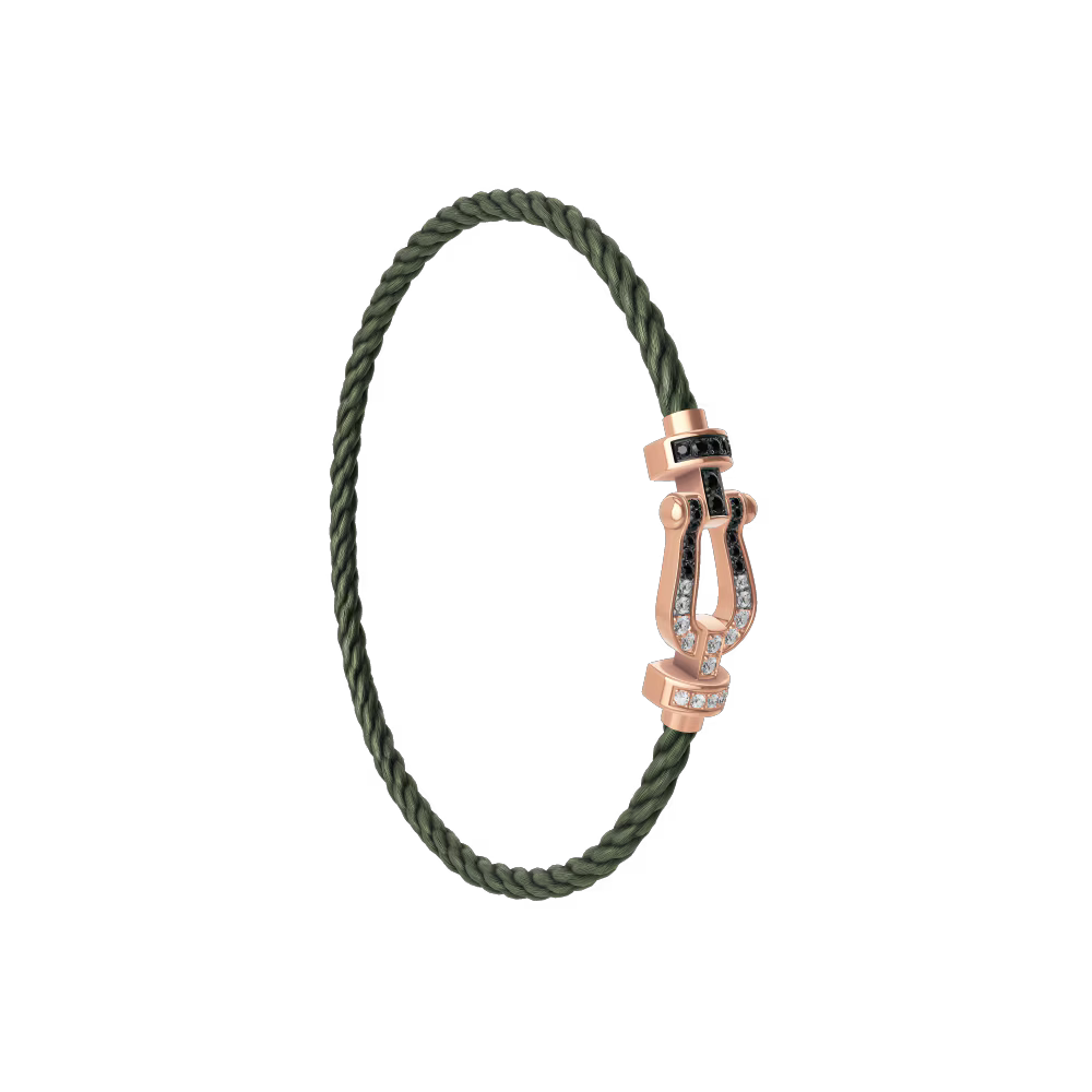Bracelet Force 10, moyen modèle, pavé