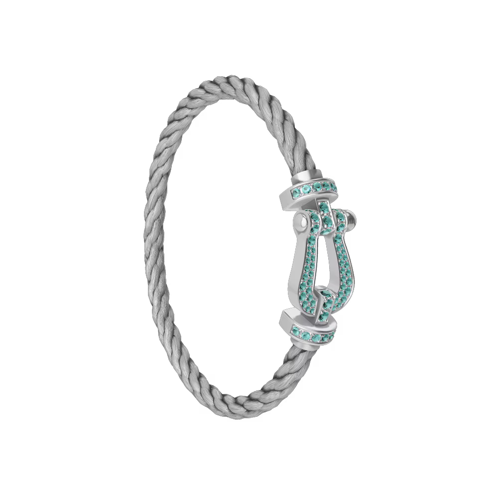 Bracelet Force 10, grand modèle, pavé