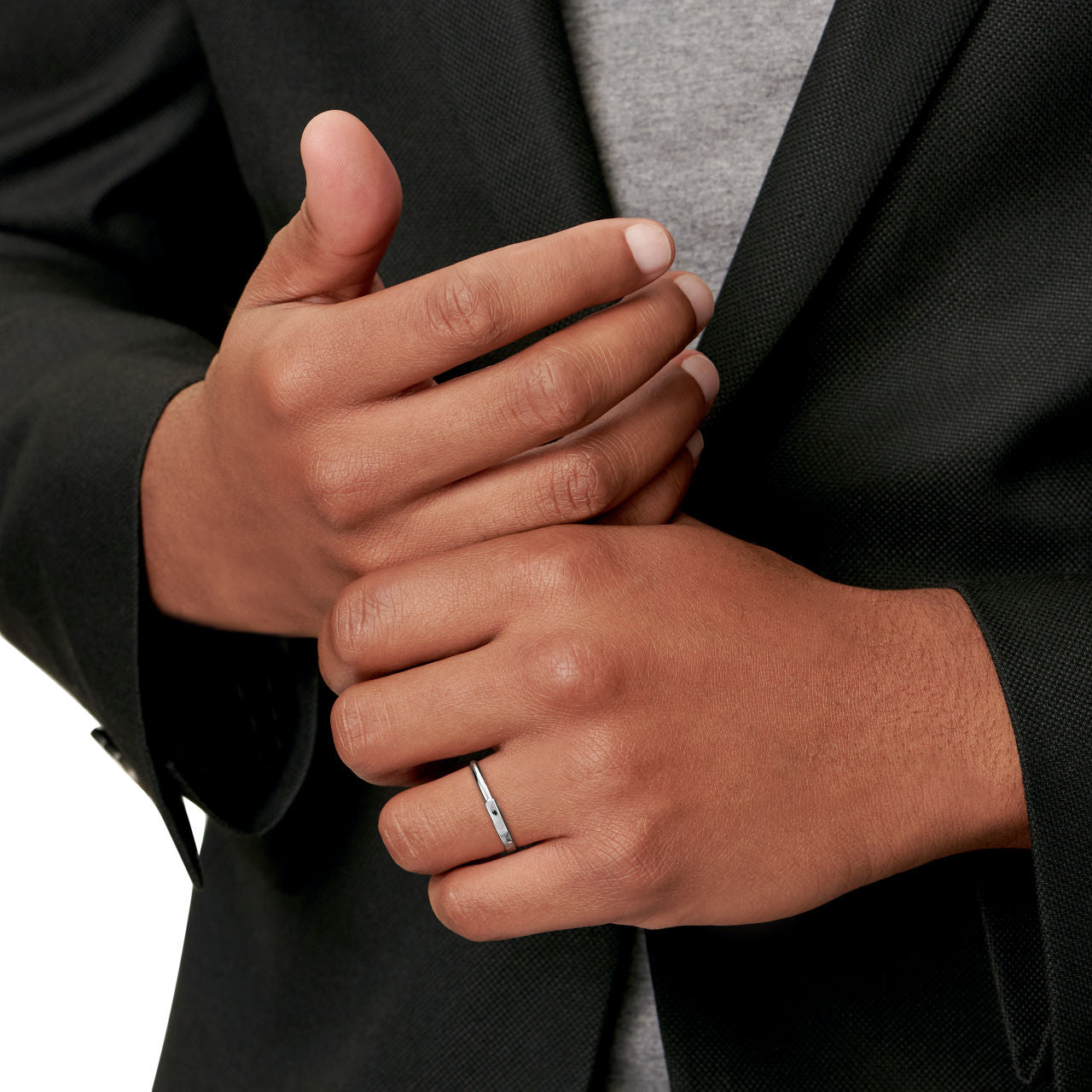 Tiffany Lock Bague en or blanc 18 carats