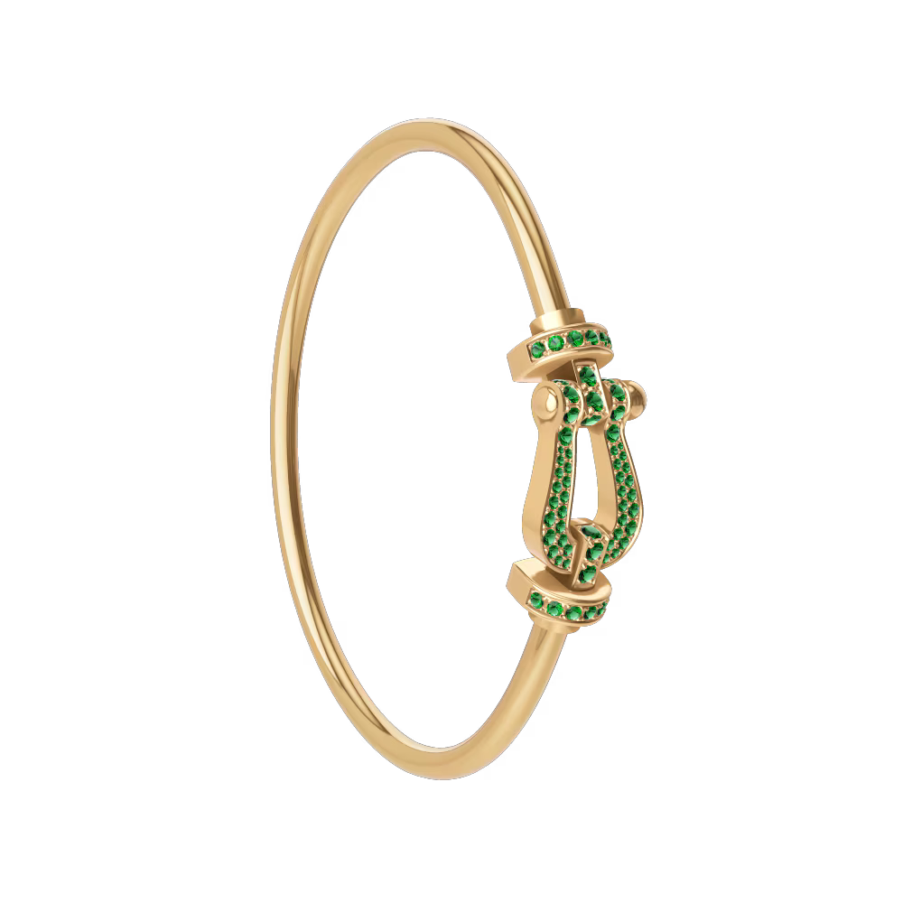 Bracelet Force 10, grand modèle, pavé