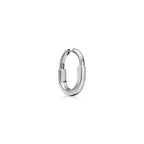 Boucles d’oreilles en or blanc 18 carats. Medium.