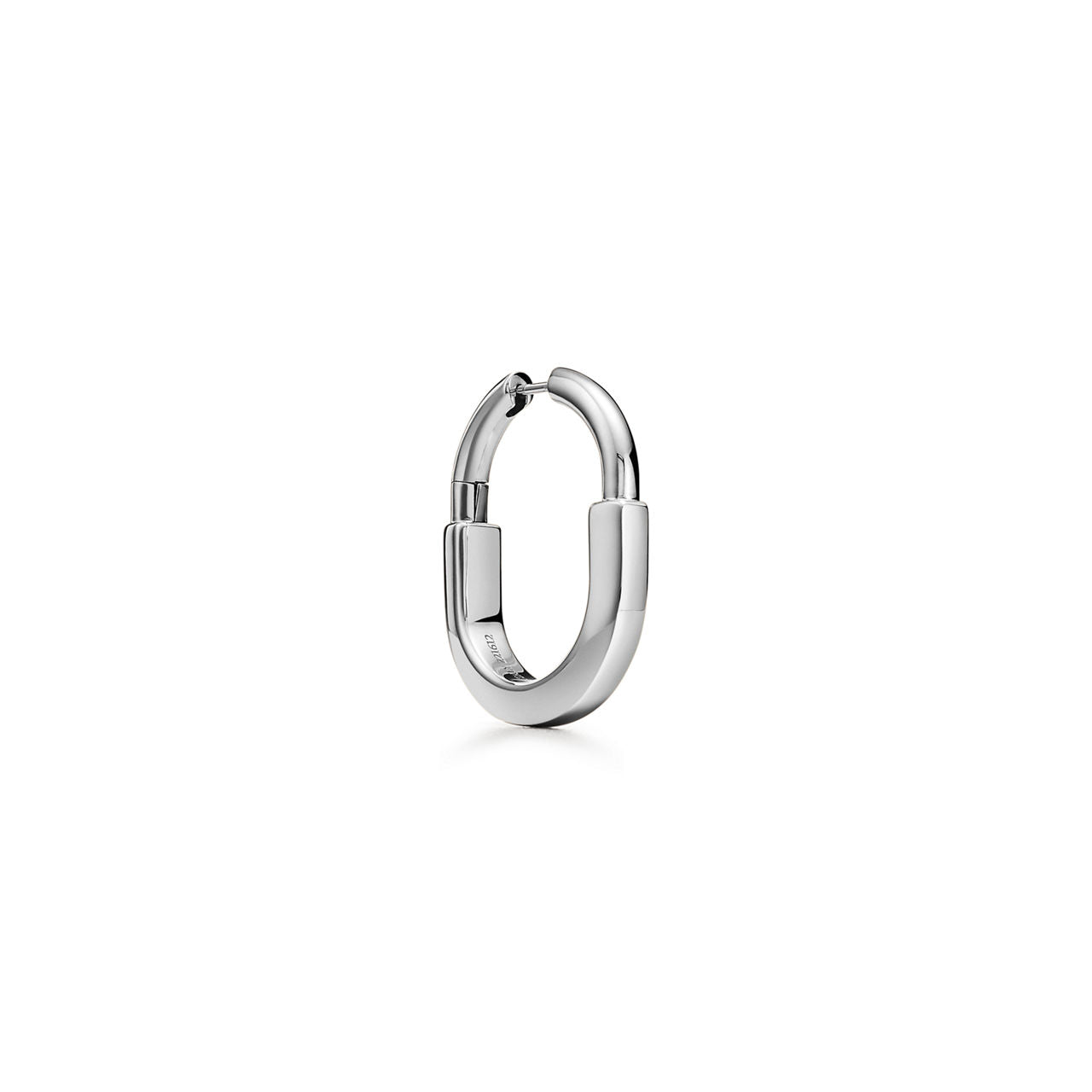 Boucles d’oreilles en or blanc 18 carats. Medium.