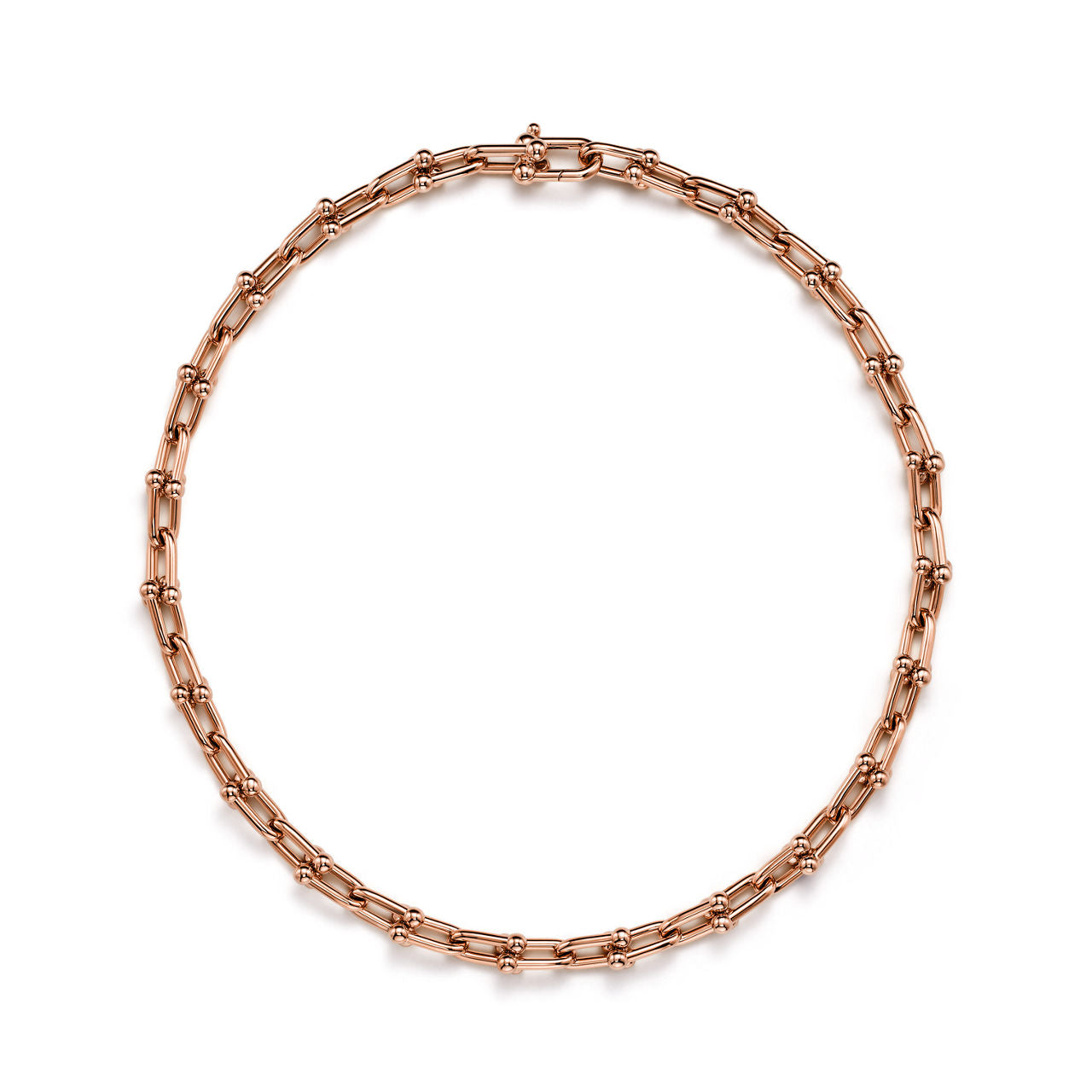 Collier à maillons. Medium en or rose