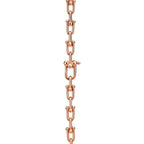 Collier à maillons taille Small en or rose