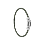 Bracelet Force 10, moyen modèle, semi-pavé