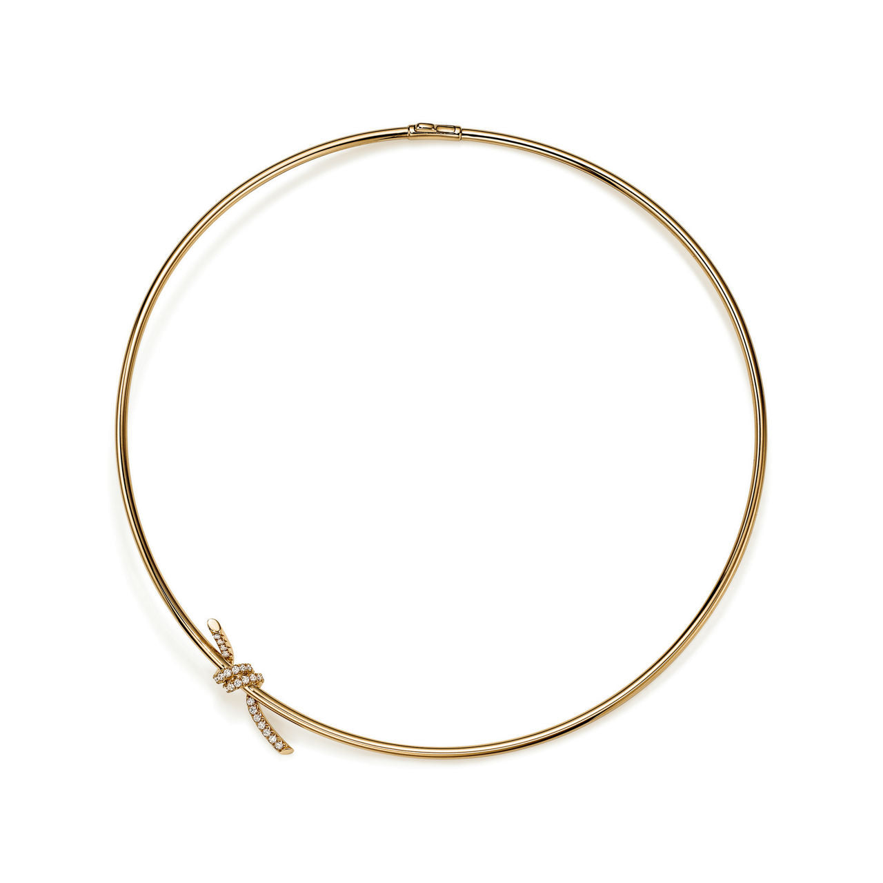 Collier en or jaune 18 carats et diamants