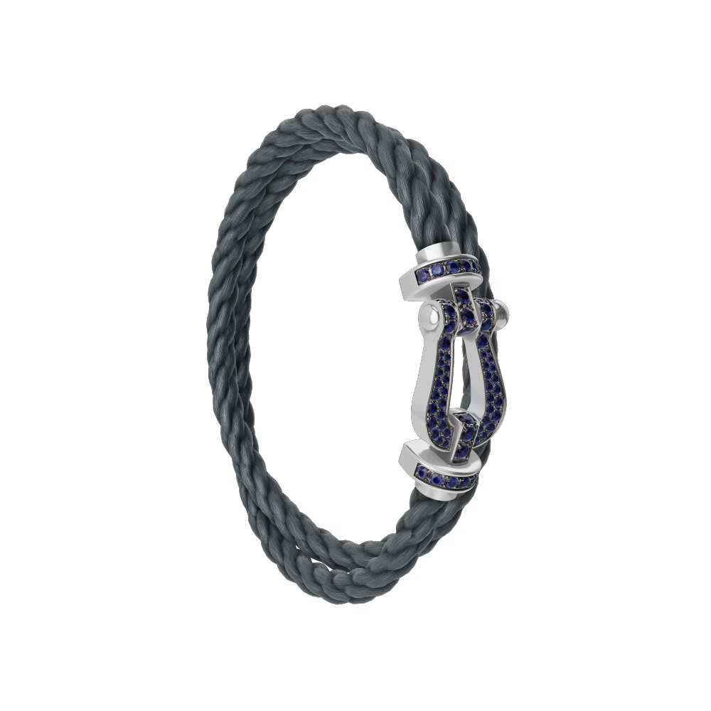 Bracelet Force 10, grand modèle, pavé