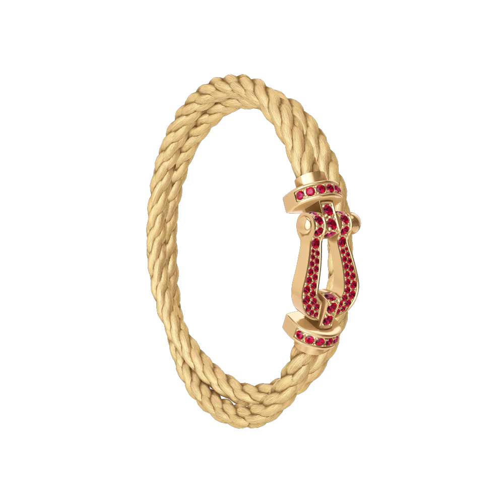 Bracelet Force 10, grand modèle, pavé