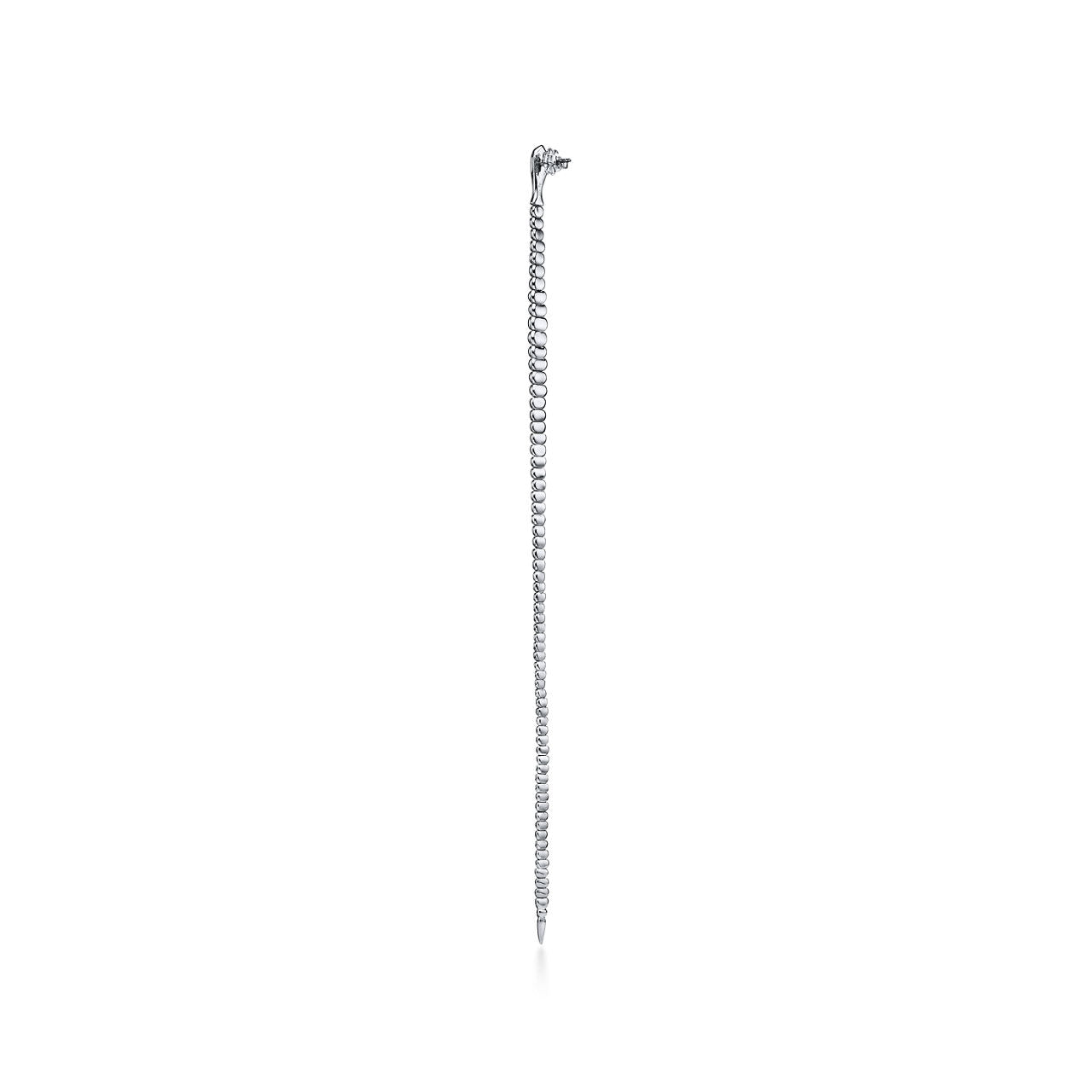 Boucles d’oreilles Snake en argent 925 millièmes