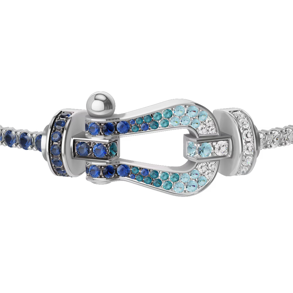 Bracelet Force 10, grand modèle, pavé