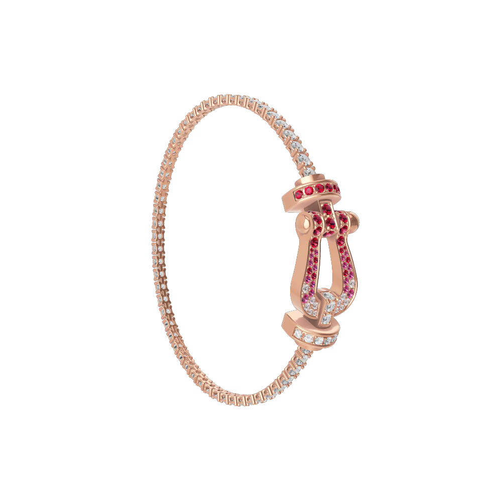 Bracelet Force 10, grand modèle, pavé
