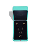 Parure pendentif et boucles d’oreilles Open Heart en or jaune 18 carats