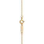 Chaîne en or jaune 18 carats. 76,2 cm.