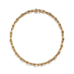Collier à maillons. Medium en or jaune 18 carats