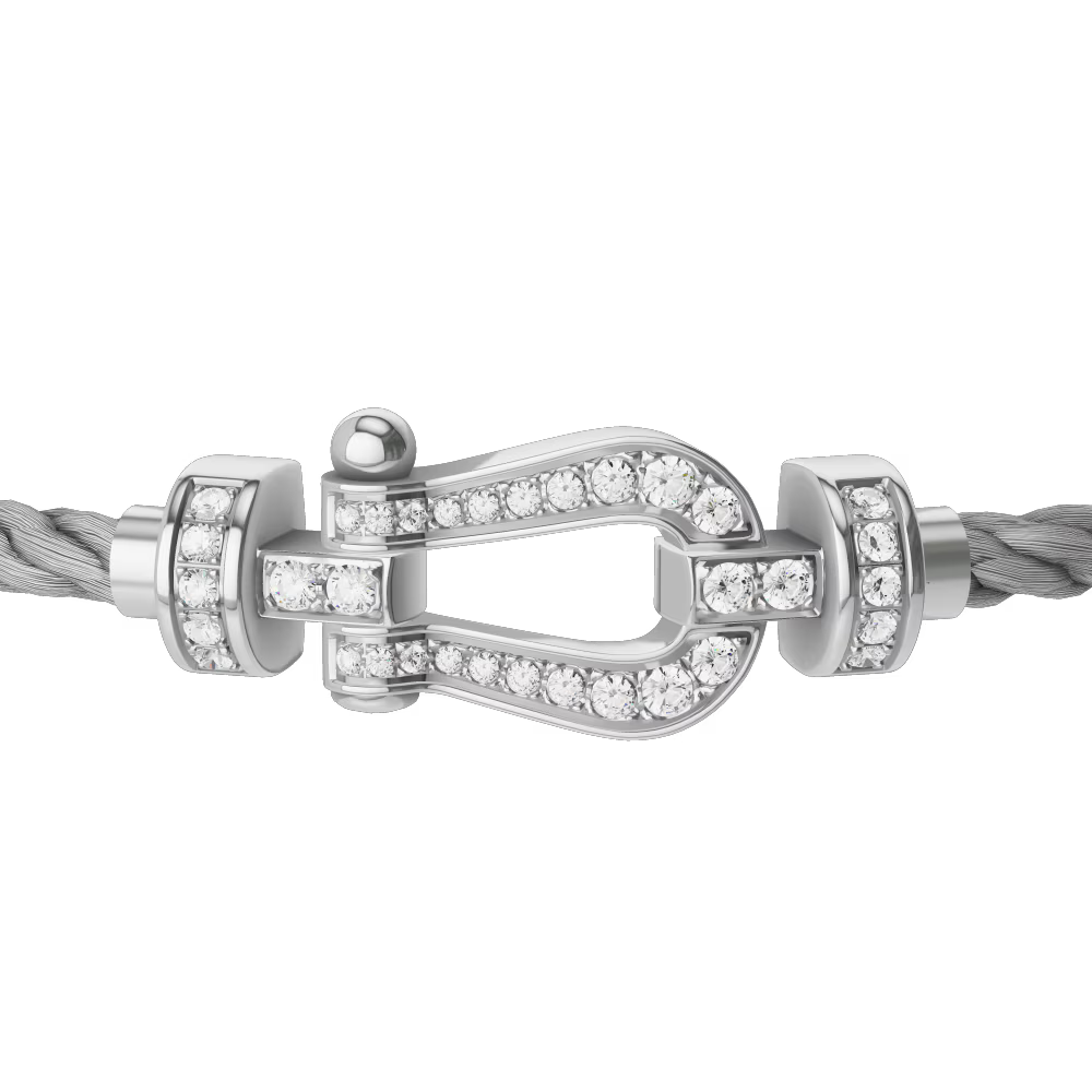 Bracelet Force 10, moyen modèle, pavé