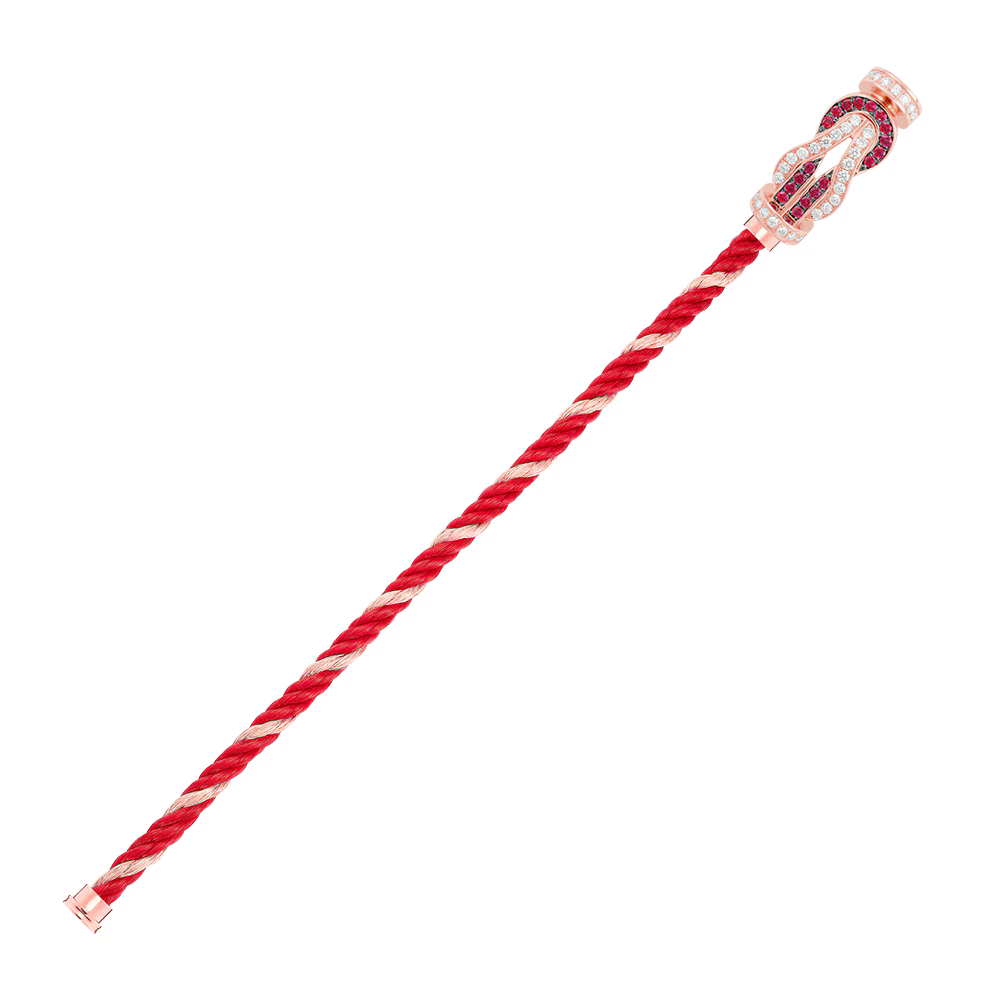 Bracelet Chance Infinie, grand modèle, pavé