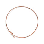 Collier en or rose 18 carats et diamants