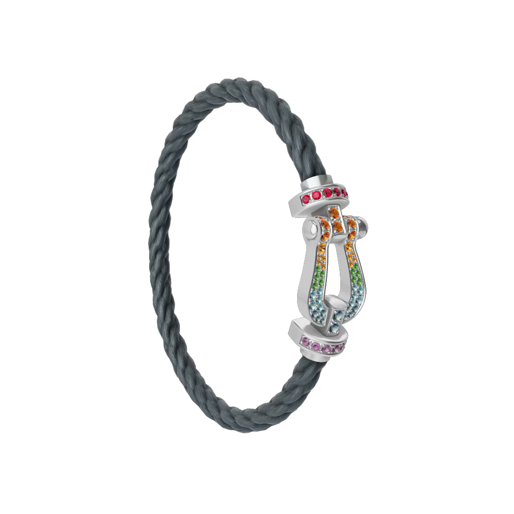 Bracelet Force 10, grand modèle, pavé