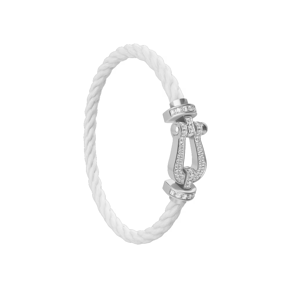 Bracelet Force 10, grand modèle, pavé
