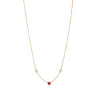 Collier Color by the Yard en or 18 carats, rubis et diamants