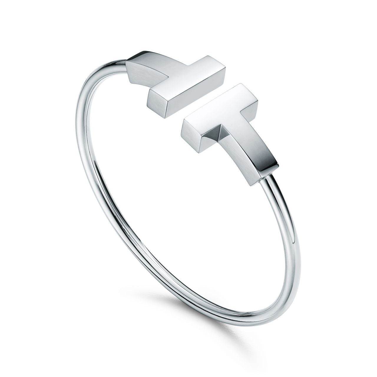 Bracelet large Wire en or blanc 18 carats