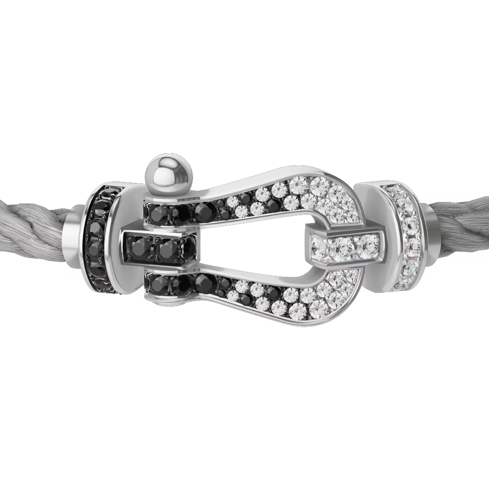 Bracelet Force 10, grand modèle, pavé