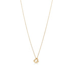 Parure pendentif et boucles d’oreilles Open Heart en or jaune 18 carats
