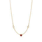 Collier Color by the Yard en or 18 carats, rubis et diamants