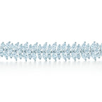 Bracelet grappe avec diamants taille marquise