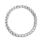 Collier à maillons taille Large en argent 925 millièmes ultra poli