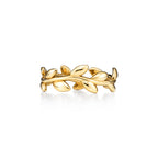 Paloma Picasso® Alliance Olive Leaf en or jaune 18 carats. Étroite.