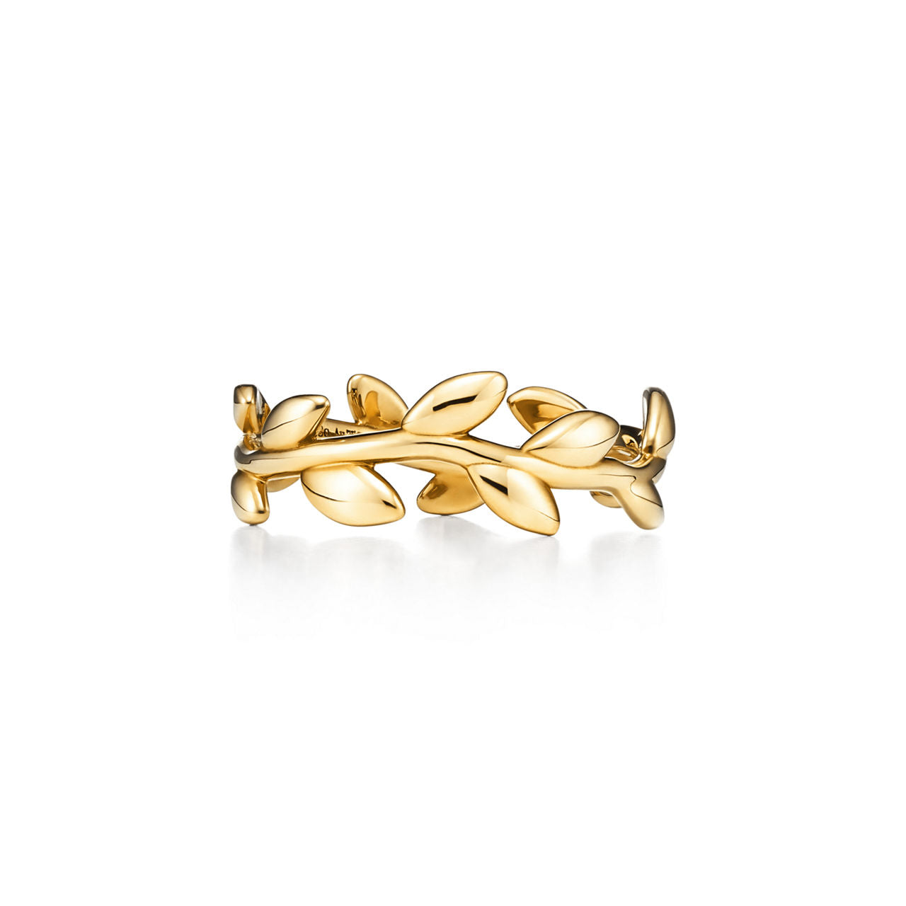 Paloma Picasso® Alliance Olive Leaf en or jaune 18 carats. Étroite.