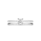 Bague de fiançailles Pretty Woman classique 0.30ct