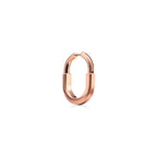 Boucles d’oreilles en or rose 18 carats. Medium