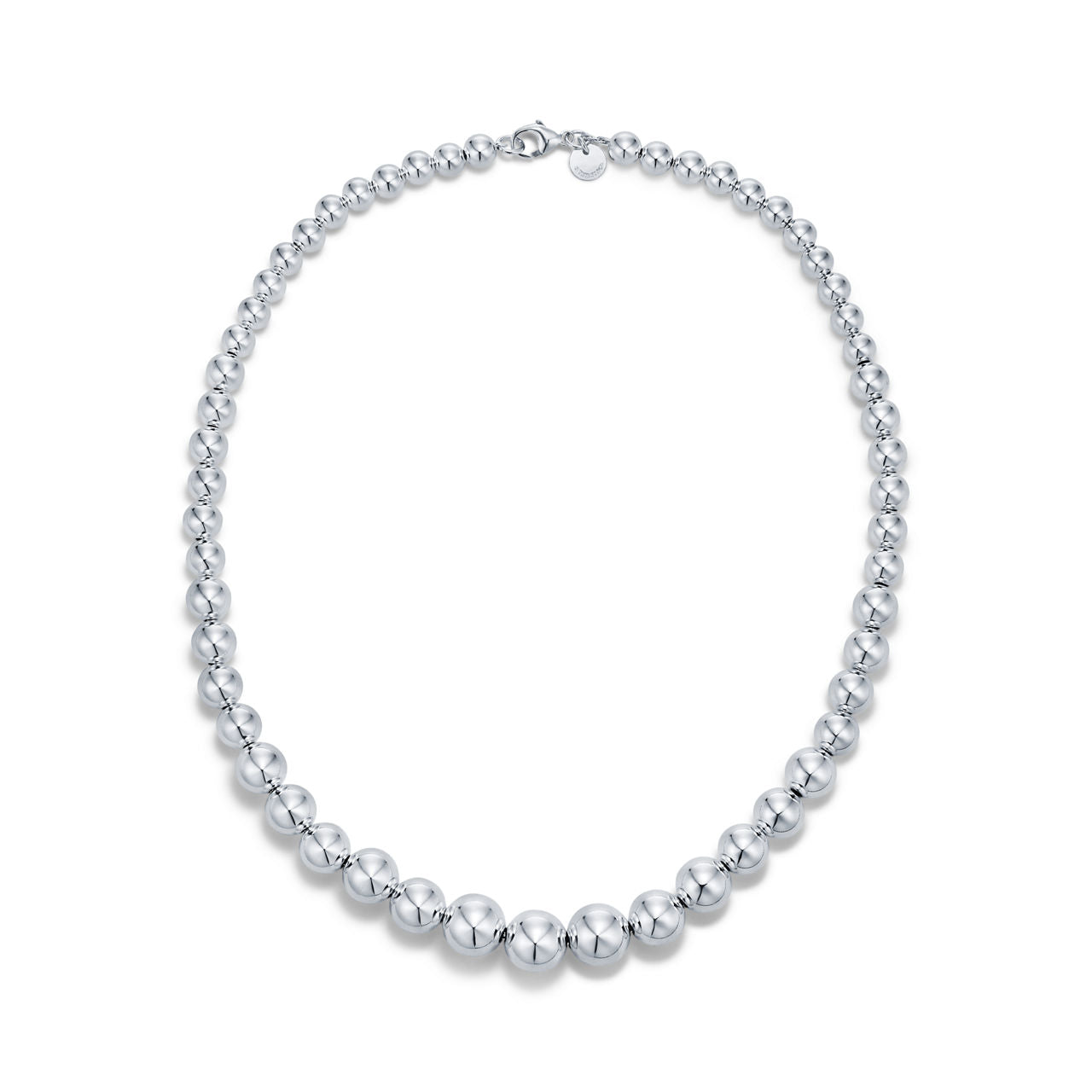 Collier gradué Ball en argent 925 millièmes