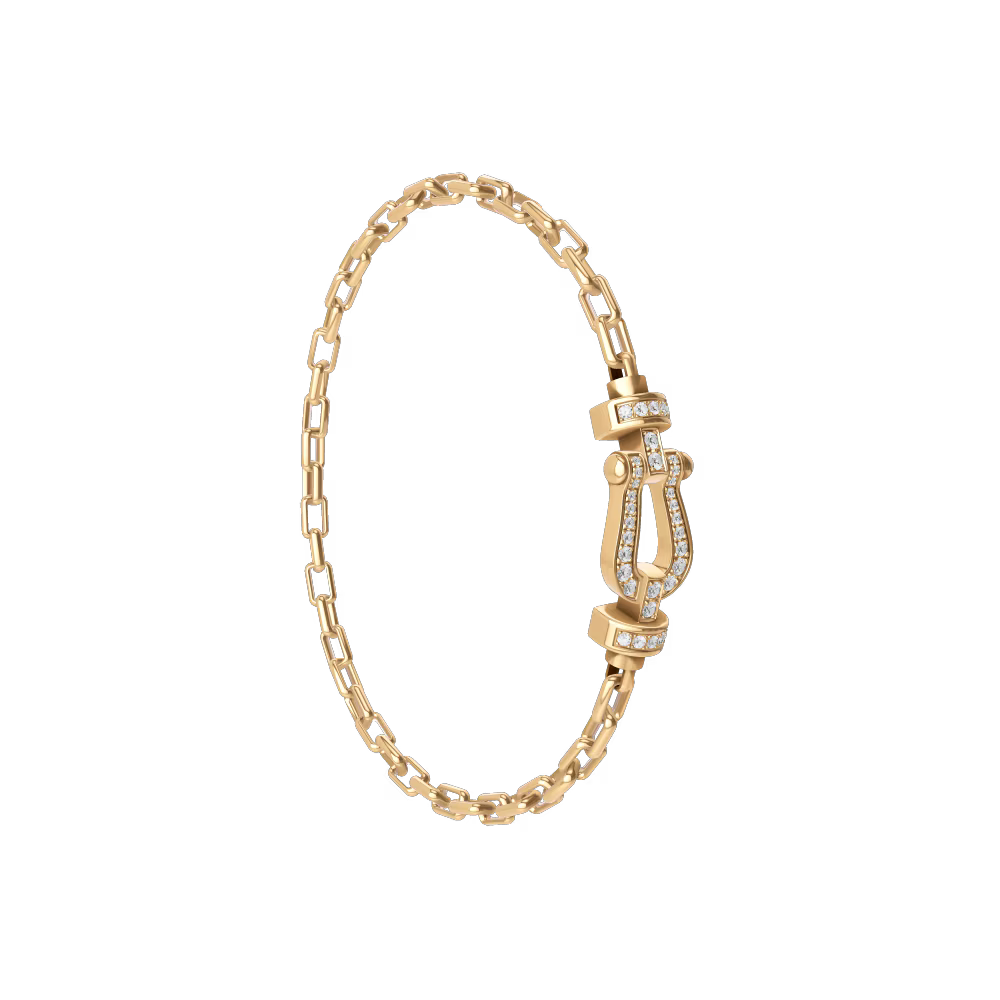 Bracelet Force 10, moyen modèle, pavé
