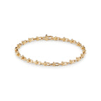 Bracelet à micro-maillons en or jaune 18 carats