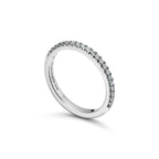 Tiffany Soleste Bague Éternité demi-cercle en platine 950 millièmes et diamants