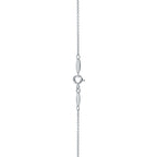 Pendentif à facettes 2 carats en argent 925 millièmes