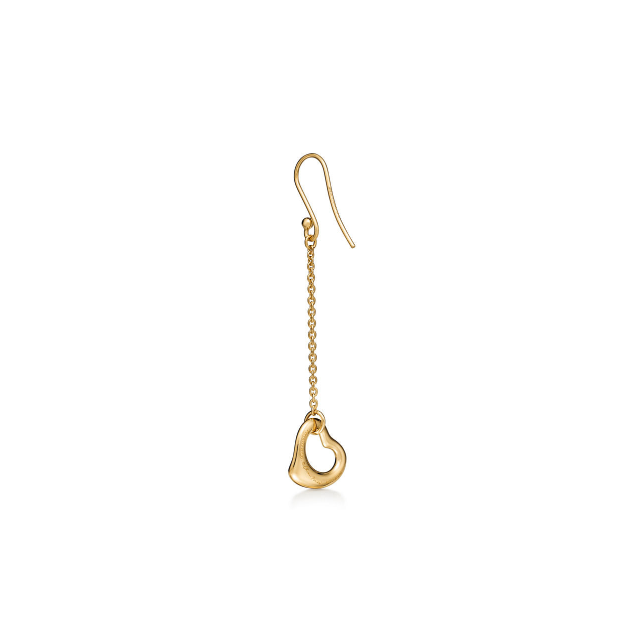 Boucles d’oreilles Open Heart en or jaune 18 carats