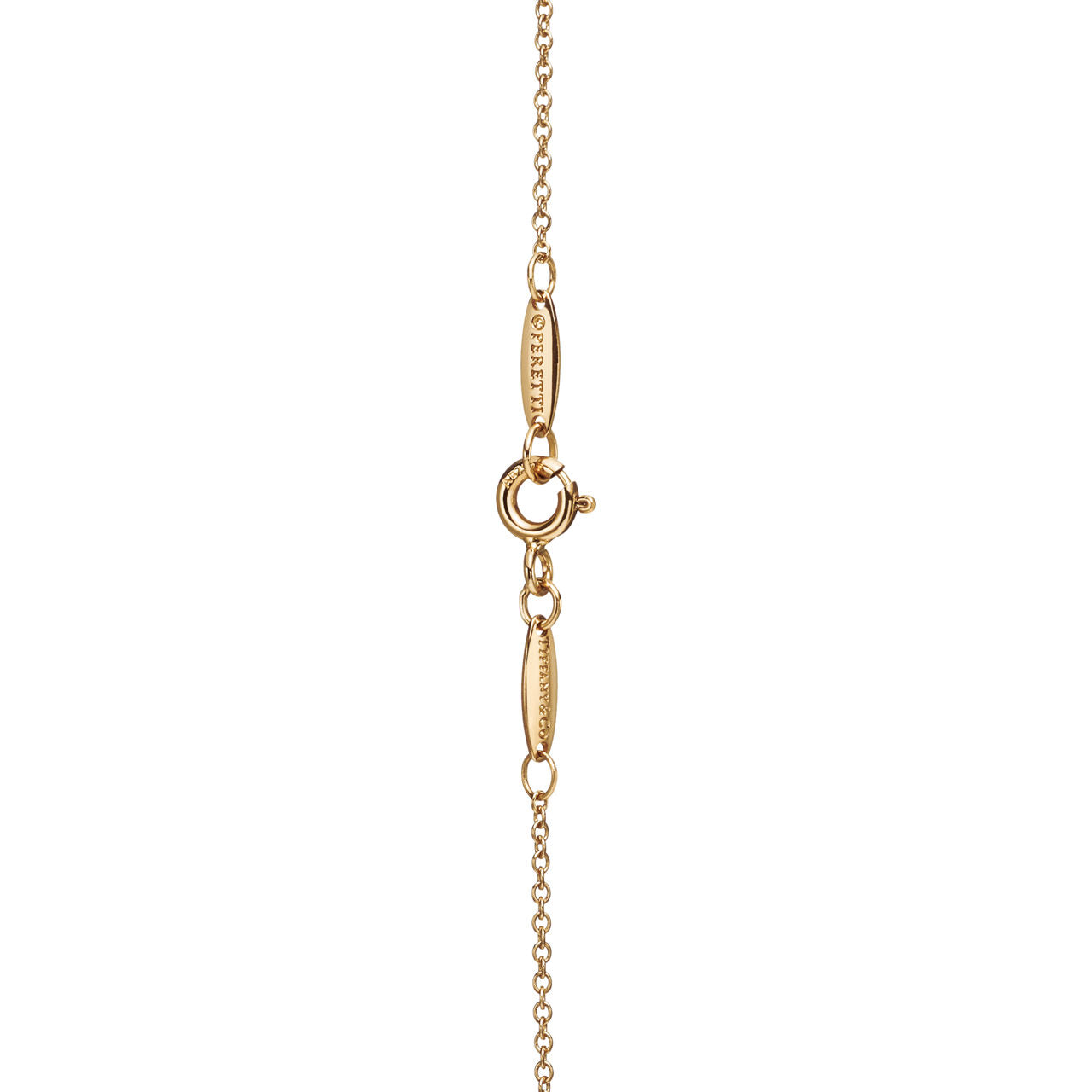 Pendentif Bean design en or jaune 18 carats. 18 mm.