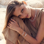 Boucles d'oreilles Chance Infinie, pavées