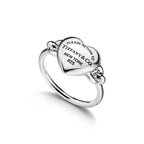 Return to Tiffany™ Bague Cœur Plein en argent 925 millièmes