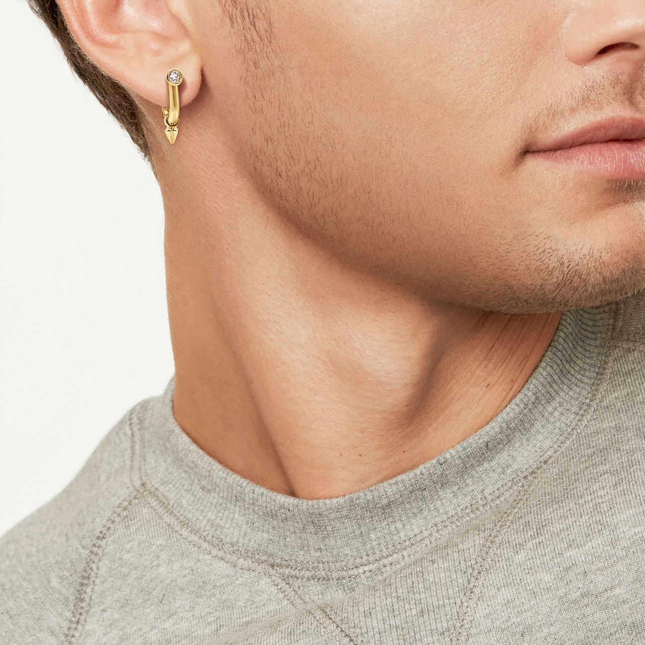 Boucles d’oreilles Medium en or 18 carats et diamants